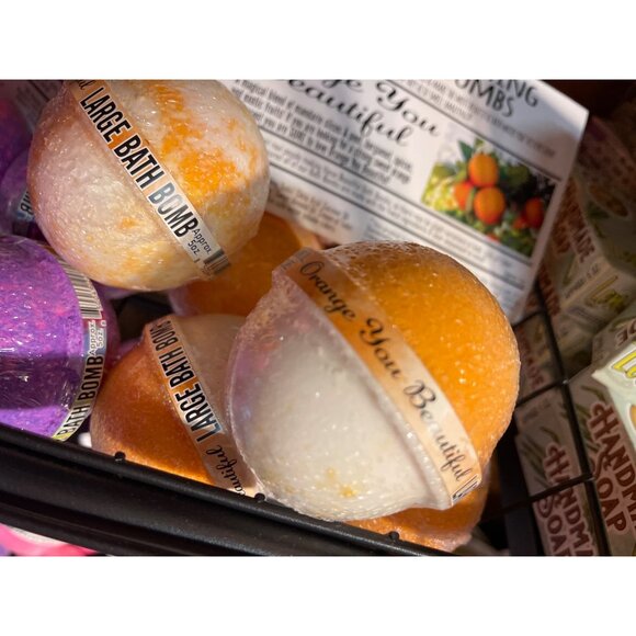 Old Town Soap Co. Fizzy Foaming Bath Bombs Assorted Scents Lavender Orange More! - Picture 11 of 14